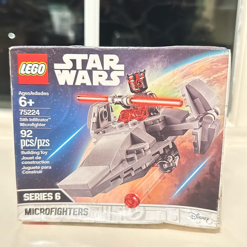 Lego Star Wars Microfighters Series 6 Sith Infiltrator Microfighter - 75225 New